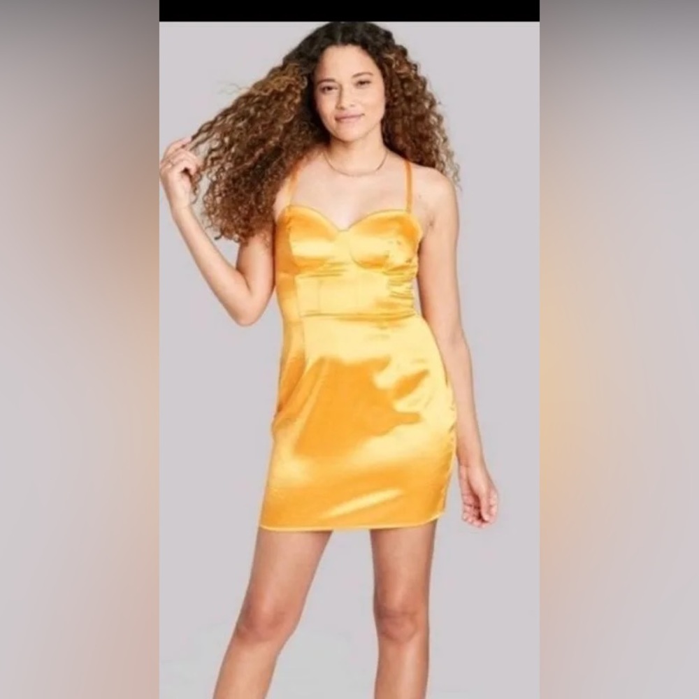 ORANGE GOING OUT DRESS